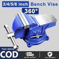 3'' / 4" / 5 '' / 6 " Heavy Duty Clamp Bench Vise Clamp Tool Grafting Tool Set ragum meja inch Swive