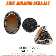 Cincin Batu Akik Sulaiman Junjung Derajat Sarung Cincin Alpaka / Bukan Akik Yaman / Akik Junder