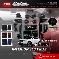 𝐒𝐋𝐎𝐓 𝐌𝐀𝐓 NEW Honda HRV Facelift 2025 Storage Coaster Waterproof Accessories Bodykit RS Interior Car 
