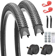 'SIMEIQI 2 Pack Bike Tires and Tubes 26''/24''/ 27.5''x1.95'' 20''x2.125'' 26''x2.1'' Mountain Repla