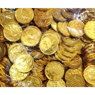 HALAL Coin Chocolate 250gr Gold coin chocolate Colorful coin chocolate Color Naraya Chocolate Gold C