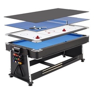 American Pool Table 7ft Billiard Table 4Combined1 Multifunctional Table Flip Ball Table Pool TableAi