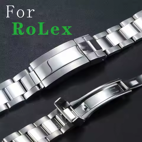 Solid Stainless Steel Watch Band For Rolex Oyster Perpetual Datejust DAYTONA SUBMARINER Luxury Brace