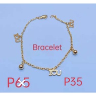 Different Designs Stainless Steel Gold Plated Bracelet/Bangle