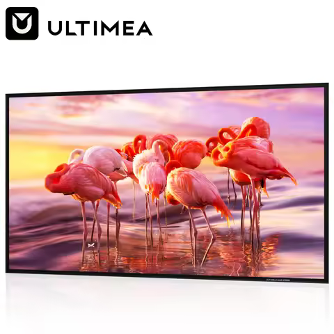 ULTIMEA E-ALR Projector Screen 100/120 Inch - 80% ALR, Gain Value 2.0 for Outdoor and Home Theater, 
