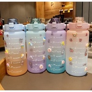 ZIKI SHOP Viral Bottle 2 Liter Viral Drinking Water Bottle 2 Liter 2000ML