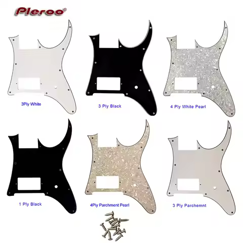 Pleroo Custom Guitar Parts - For MIJ Ibanez RG 350 EX Guitar Pickguard Blank With Bridge Humbucker P