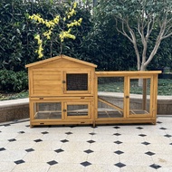 Rabbit Cage Household Large Double Layered Rabbit Nest House Cute Pet Rabbit Nest Breeding Supplies 