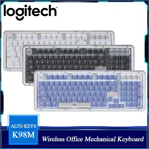 Logitech ALTO KEYS K98M AI Mechanical Wireless Keyboard Customized Hot Swap Bluetooth Gasket 98lay O