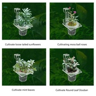 Vonl Plant Stand with Slots Plant Holder for Plant Decorative Cups Aquariums