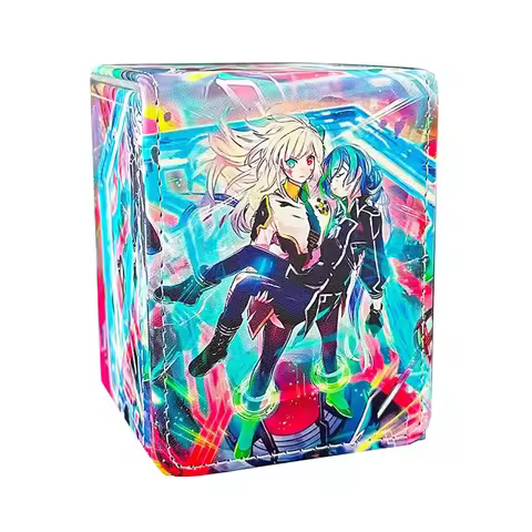 Diy Self Made Yu-Gi-Oh! Sky Striker Ace Shizuku Card Storage Box High-End Leather Card Storage Box A