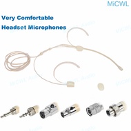 Pro Headband Head Wearing Headset Microphone for Sennheiser Shure AKG MiPro Audio Technica 4Pin 3Pin mini TA4F 3.5mm Lock
