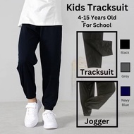 Unisex Kid Sport Pants School long pants Seluar Panjang Budak Sekolah Tracksuit Fashion Seluar Panja