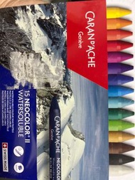 瑞士卡達高級水溶蠟筆15色套裝 Caran d'Ache Neocolor II (Watersoluble Wax Pastels) 15 Colour Set