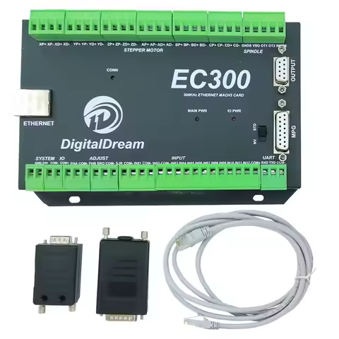 EC300 Ethernet & UC300 USB Controller 3 4 5 6 Axis Mach3 Motion Control Breakout Board For CNC Contr