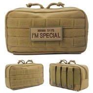 Molle Pouch Tactical Waist Bag EDC Tools Zipper Waist Belt Pack Phone Case Pocket Phone Molle Hunting Bag