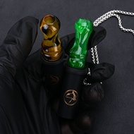Multicolor Resin Hookah Nozzle Creative Style Detachable Hookah Metal Chain Portable Portable Hookah