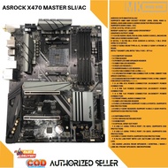 ASROCK X470 MASTER SLI/AC AMD AM4 Socket Ryzen Series CPUs Desktop Motherboard X470 DDR4 I MOBOKING