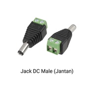 Jack DC Male CCTV 12V