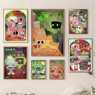 Poster D-Dandys World Kebatu Sprout Tahan Air Lembaran Dinding Seni Estetik Dekorasi Rumah Bilik Lor