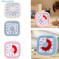 BACK2LIFE Visual Timer, Silent 60-Minute Countdown Timer, Convenient Visualization with Stand Self-d