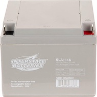 Interstate Batteries 12V 26Ah Battery (Nut & Bolt Terminal) SLA AGM VRLA Rechargeable Replacement fo