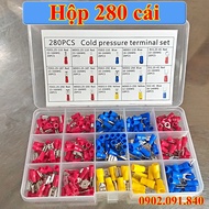 Hộp đầu cos bấm dây điện bằng đồng các loại cốt tròn chữ Y cosse ghim bóp dây điện 0.5 1.5 2.5 4 6mm