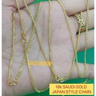 COD JAPAN STYLE CHAIN 18k SAUDI GOLD PAWNABLE