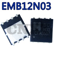 2~5PCS EMB12N03H EMB12N03V B12N03 DFN8 N Channel 30V 25A MOS Field Effect Tube