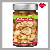 Madama Oliva 300g | Marinated Garlic Cloves in Sunflower Oil | Italian Pickled Garlic | Antipasto & 