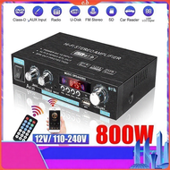 AK35 800W Home Music Speakers bluetooth Digital Amplifiers Audio 110-240v Class D Home & Car Use Hif