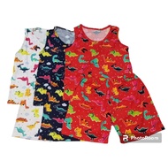 DINO PRINT DESIGN TERNO SANDO SHORT (1yr old up to 13yrs old)