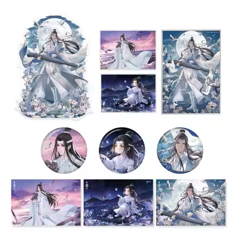 Sunsyea MDZS Mo Dao Zu Shi Official Merch 2025 Lan Wangji Birthday Series Badge Acrylic Stand Board