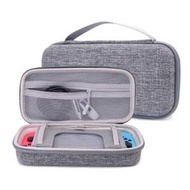 台灣現貨任天堂 灰色高品質 Switch 收納袋 EVA 保護硬殼旅行攜帶遊戲機手提包適用於 Nintendo Swit