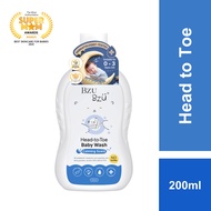BZU BZU Head To Toe Baby Wash 200ml