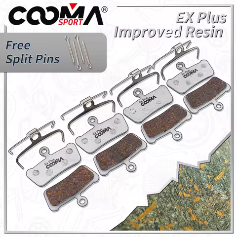 4 Pairs Ex Plus Bicycle Disc Brake Pads for SRAM Guide G2, Ultimate, RSC, RS, R, Avid X0 Trail Elixi