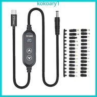 USB C DC5.5mm Power Supply 100W With 5V/12V/15V/19V/20V Output 28 Adapters