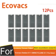 For  Ecovacs Deebot X11 OMNICYCLONE X11 Pro Omni  Accessories（12 PCS Filter ）