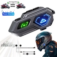 C8pro Bluetooth 5.3 Motorcycle Helmet Headsets - LED lights ENC noise-cancelling music Share 600m in