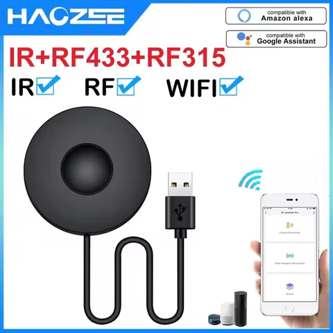 Tuya Smart Wifi RF IR Remote Control Smart Home for Air Conditioner ALL TV LG TV Support Alexa Googl