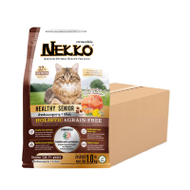 [official Store] Nekko Holistic & Grain-free สูตรแมวสูงอายุ 1 กก. X 6ถุง