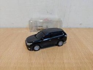 ~ 阿開王 ~ 原廠 Mitsubishi Outlander 4WD SUV 1/64 三菱 迴力車 黑