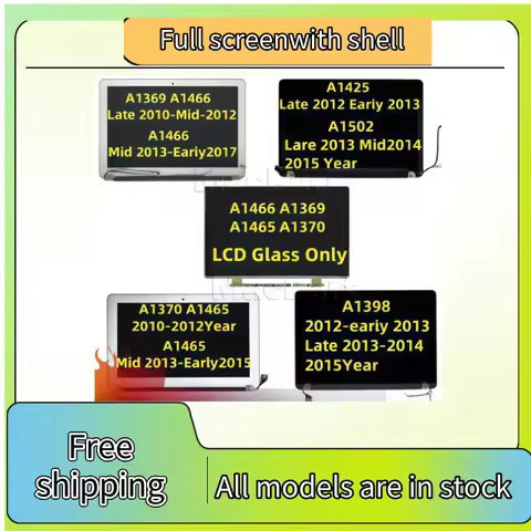 Replacement LCD Applicable For 11" 13" 15 "A1369 A1466 A1370 A1465 A1425 A1398 A1502 LCD Assembly Sc
