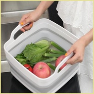 Dish Washing Basin Foldable Portable Washer Basket Dish Tub Fruit Washer for Fruit Food Pasta Washer