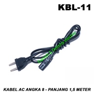 KABEL POWER TV LED SAMSUNG SHARP TOSHIBA POLYTRON/ KABEL AC CORD ANGKA 8 COLOKAN 2PIN