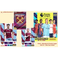 [West Ham United] Panini 2022/23 Premier League Adrenalyn Trading Card Collection