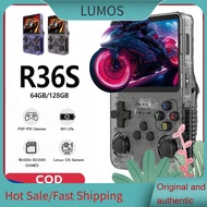LUMOS R36S-S600 Retro Handheld Game Console Support PSP PS1 18000+ Games, Mini Portable