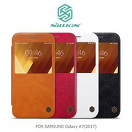 ＊PHONE寶＊NILLKIN Samsung Galaxy A7(2017) 秦系列皮套 開窗 可視來電 保護套 手機