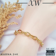 Yaxiya Bracelet 24k Gold Chain G08053