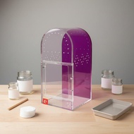 Installation-Effortless Acrylic Arachnid Breeding Box Ventilated Design Arched Top Amphibian Enclosu